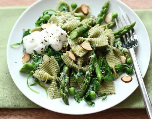 Asparagus and Peas with Anchovy wearing Recipe